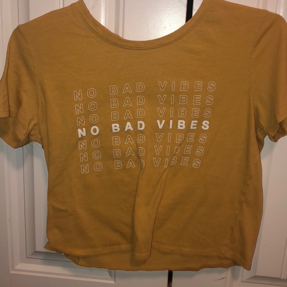 Yellow Crop Top